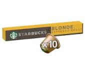 Starbucks blonde espresso roast ,Nespresso Coffee Capsules, 10 capsules, Int 10