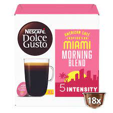 Miami morning blend dolce gusto capsules int:5 (18Pcs)