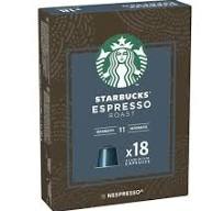 Starbucks Capsules café Nespresso Espresso Roast X18