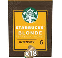 Nespresso Starbucks Capsule Blonde Roast - Intensity 6 - 18 Capsules