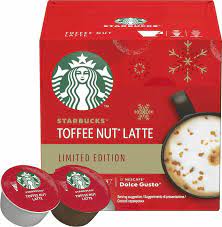 Starbucks Toffee Nut Latte Limited Edition for the Nescafe Dolce Gusto