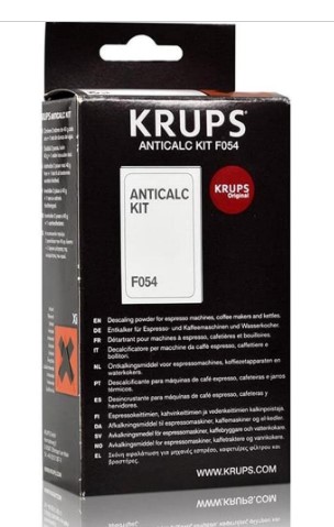 KRUPS F054 - kit 2 decalcifier envelopes + 1 test stick x coffee machines, coffee