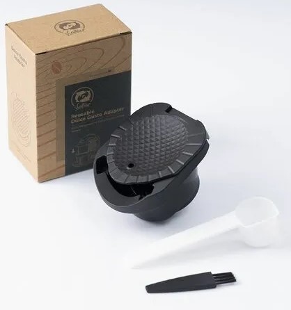 Reusable adapter No. 2 for using Nespresso capsules in Dolce Gusto model: geneo-infinissima