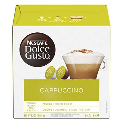 Nescafe Dolce Gusto Coffee capsules Cappuccino, 16 capsules,