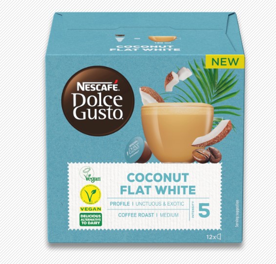 Nescafe Dolce Gusto Plant-based Latte Coconut Coffee
