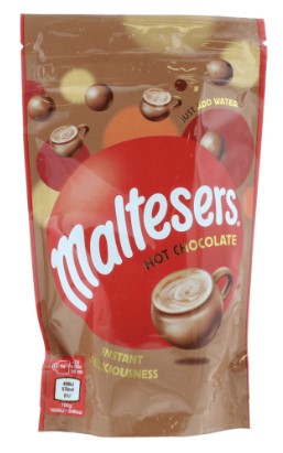 Maltesers Hot Chocolate Instant 140g Malted Powdered Drink In Resealable Pouch