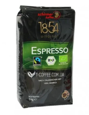 Schirmer 1854 TransFair Espresso Organic Fairtrade - 1kg coffee beans