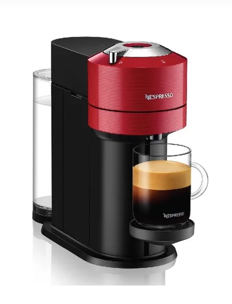 NESPRESSO VERTUO NEXT DARK CHERRY RED COFFEE MACHINE