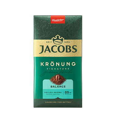 Jacobs Krönung Balance Kaffee, gemahlen 500,0 g