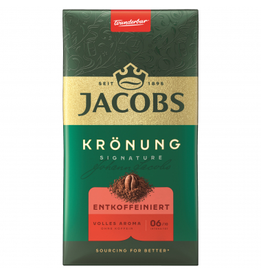 Jacobs Kaffee Krönung Signature, decaffeinated, ground, 500 g