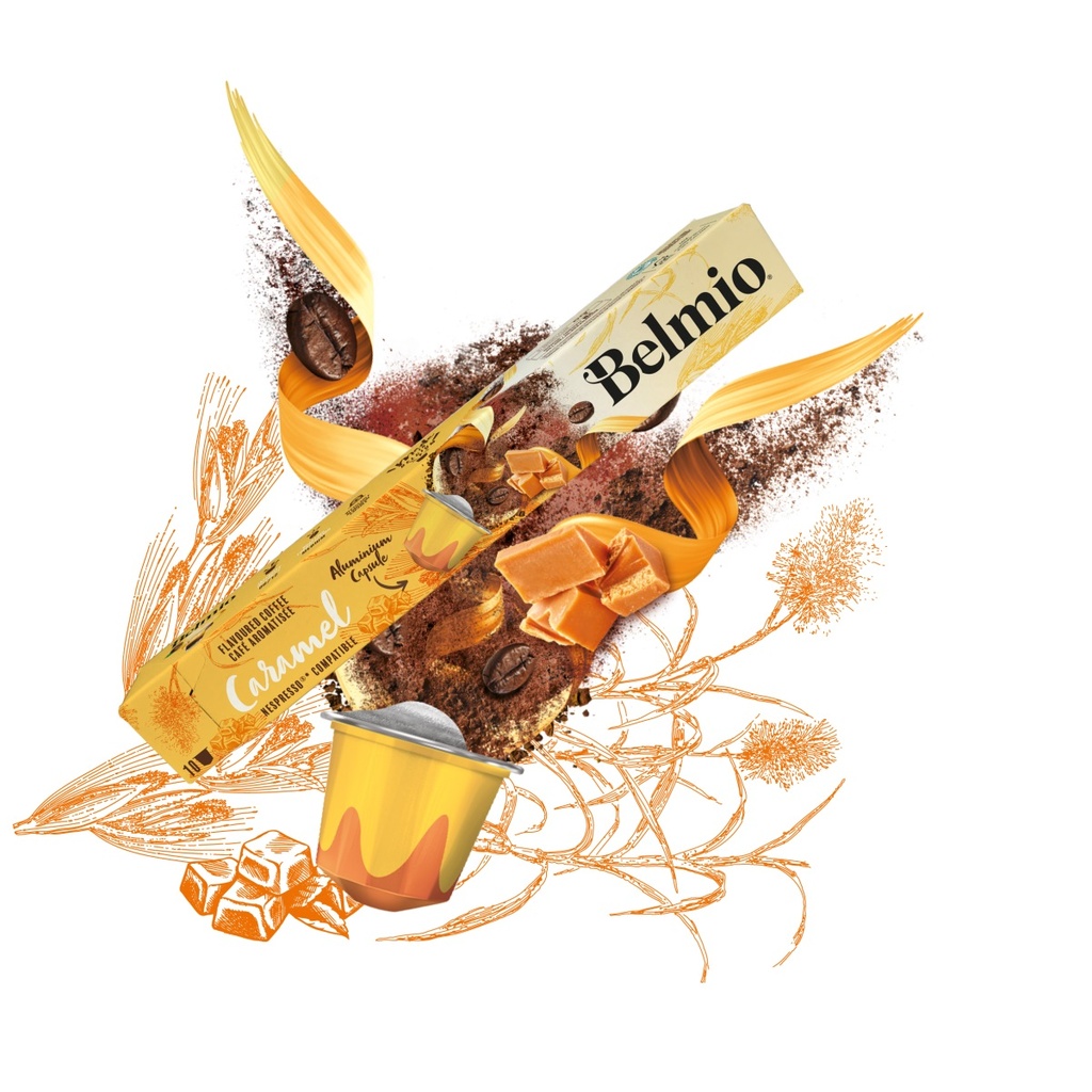 BELMIO NESPRESSO CARAMEL CARAMBA 10 Capsules