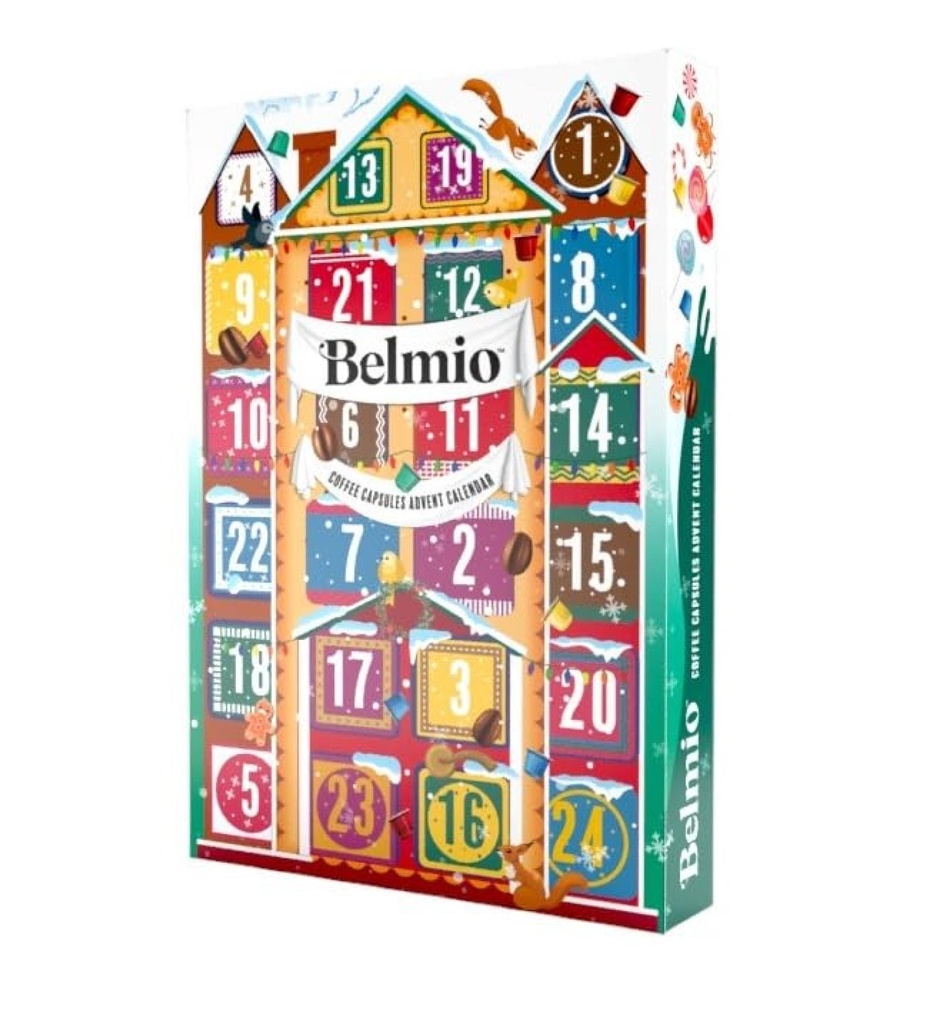 Belmio Coffee Advent Calendar Aluminium Capsules (Total 24 Capsules)