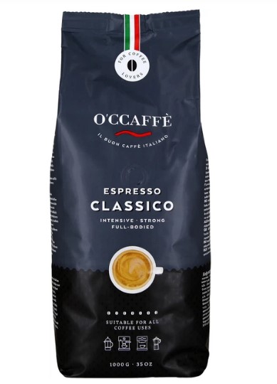 Coffee beans O'CCaffe Espresso Classico 1 kg