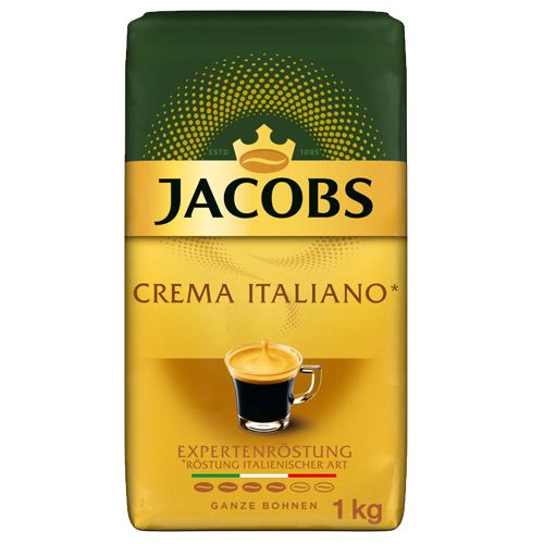 JACOBS COFFEE BEANS, Crema Italiano 1000 g