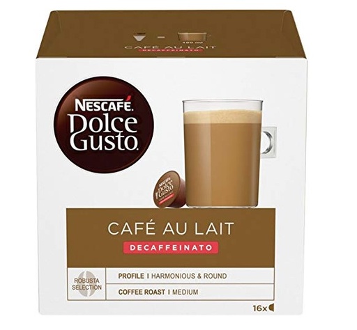 DOLCE GUSTO CAFE AU LAIT DECAFFEINATO