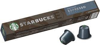 Starbucks Espresso Roast,Nespresso Coffee Capsules, 10 capsules, Int 11