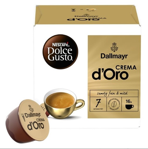 NESCAFÉ® DOLCE GUSTO® DALLMAYR CREMA D'ORO CAPSULES 16 PCS