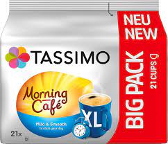 TASSIMO COFFEE CAPSULES, Morning Cafe Mild & Smooth 21 capsules