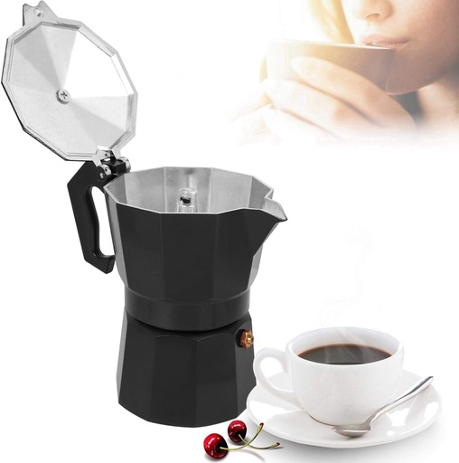 Royality Line Moka Pot Coffee Maker, 3 Cups, Aluminium Royality Line Moka Pot Coffee Maker, 3 Cups, Aluminium