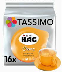 TASSIMO COFFEE CAPSULES, Cafe HAG Creama, 16 capsules