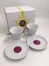 Dolce Gusto espresso cups with plates 1pcs