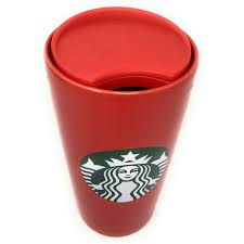 Starbucka Original100% Mug holiday edition Hot drink Golden and Red 600ml