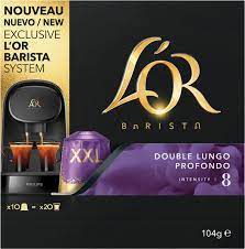 L’OR BARISTA Double Lungo Profondo XXL Aluminium Coffee Capsules (5 X 10 Pods) Intensity 8