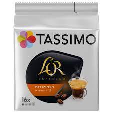 TASSIMO coffee Capsules Lor Espresso Intensity(5) - 16 Capsules