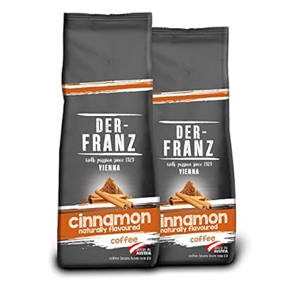 DER-FRANZ Kaffee, mit natürlichem Zimt aromatisiert, gemahlen, 500 g