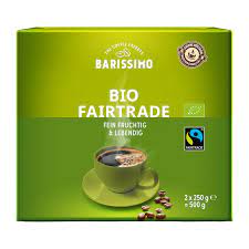 BARISSIMO Organic coffee, fair trade 2x 250g