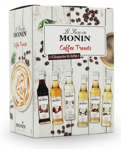 Monin Mini Coffee Set - 6 x 50 ml - Sirup