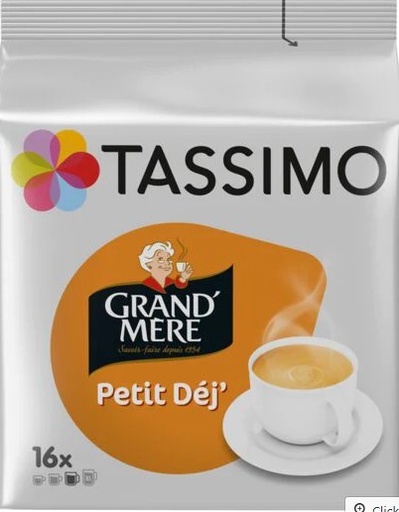 TASSIMO coffee Capsules GrandMere Breakfast Coffee - 16 Capsules