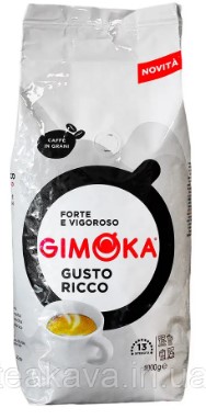 Coffee beans Gimoka Bianco Gusto Ricco, 1 kg
