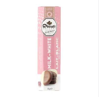 Droste Milk/White Pastilles 85g