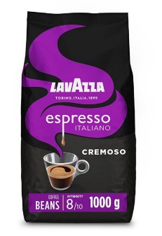 Favourite Lavazza Espresso Italiano Cremoso Coffee Beans 1kgm