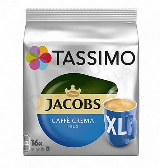 Jacobs, Tassimo, Caffè Crema, mild XL, 16