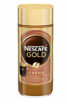 Nescafé Gold Cream, Soluble Bean Coffee, Coffee, 200g, for 100 Cups