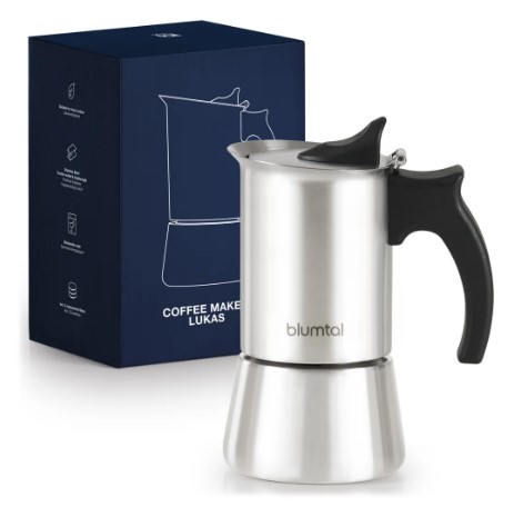 Blumtal espresso maker stainless steel 4cups