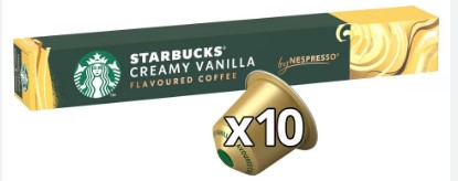 Starbucks Creamy Vanilla Flavoured Coffee capsule