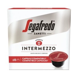 Segafredo Espresso 75gr Intermezzo 10 Compatible Capsules Dolce Gusto