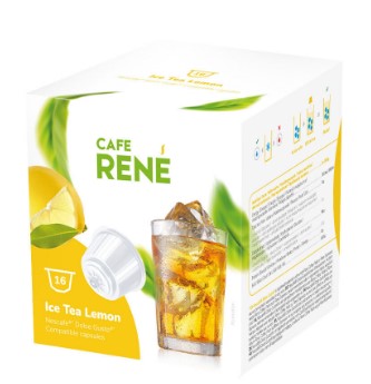 Café René Lemon Ice Tea - 16 Capsules for Dolce Gusto