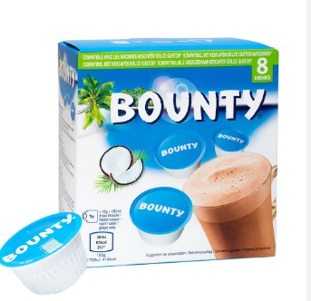 Bounty dolce gusto compatible capsules 8pcs