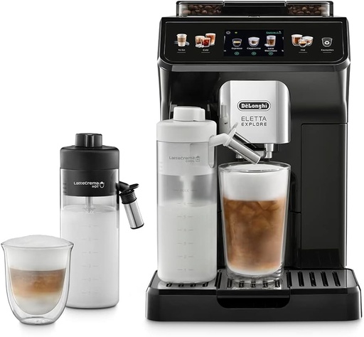 De Longhi ECAM450.55.G Eletta Explore Grey Automatic coffee machine - black