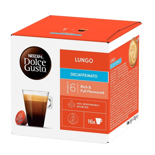 NESCAFÉ DOLCE GUSTO Lungo Decaffeinato Coffee Capsules