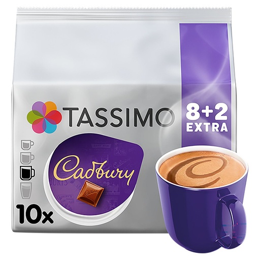 TASSIMO coffee Capsules Cadbury - 10 Capsules