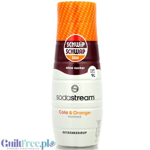 Schwip Schwap Zero SodaStream No Sugar Cola&Orange